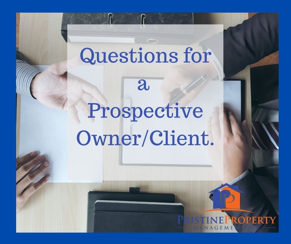 Questions for a Prospective Owner/Client